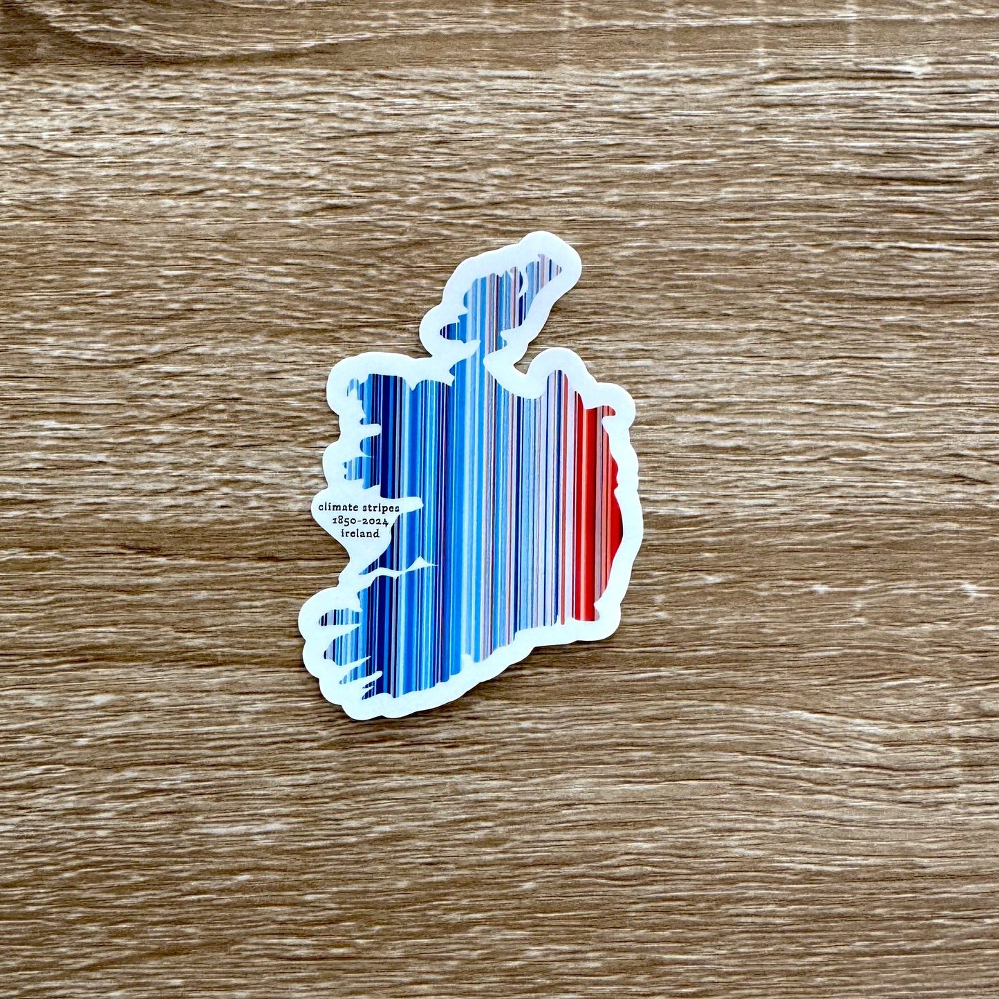 Ireland Climate Stripes Sticker