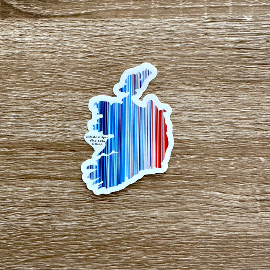Ireland Climate Stripes Sticker
