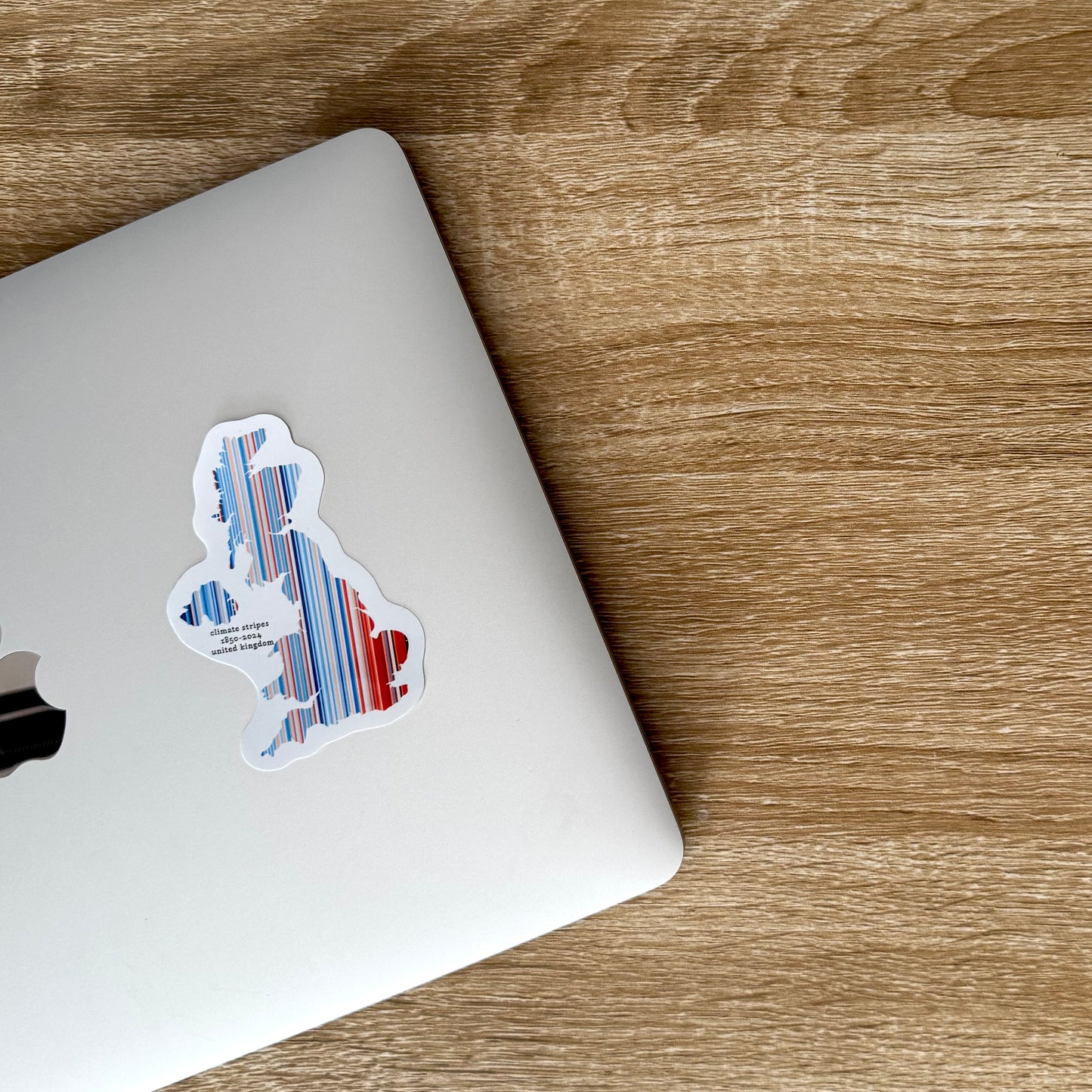 UK Climate Stripes Sticker