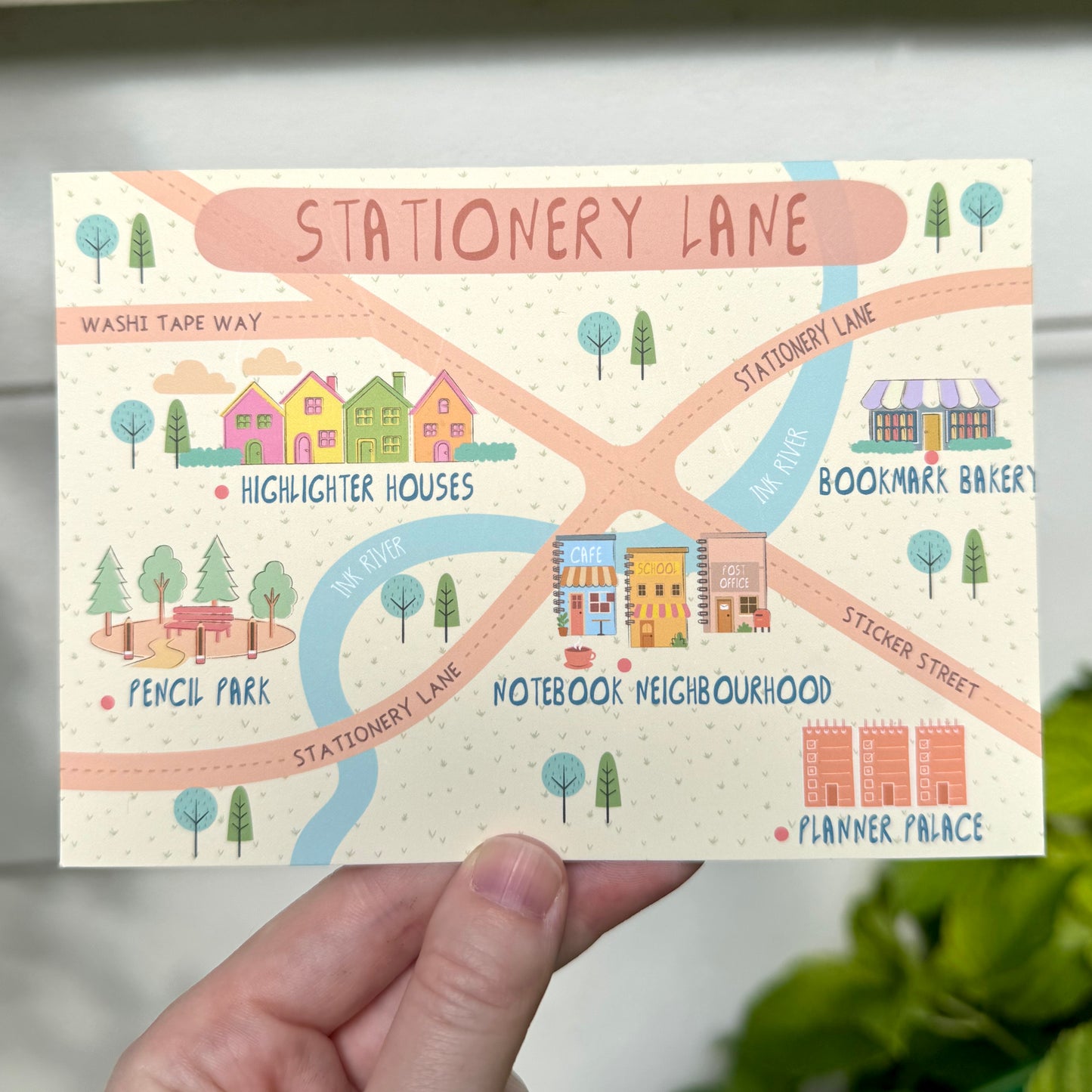 Stationery Lane Postcard