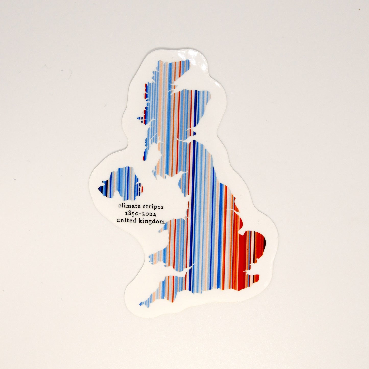UK Climate Stripes Sticker