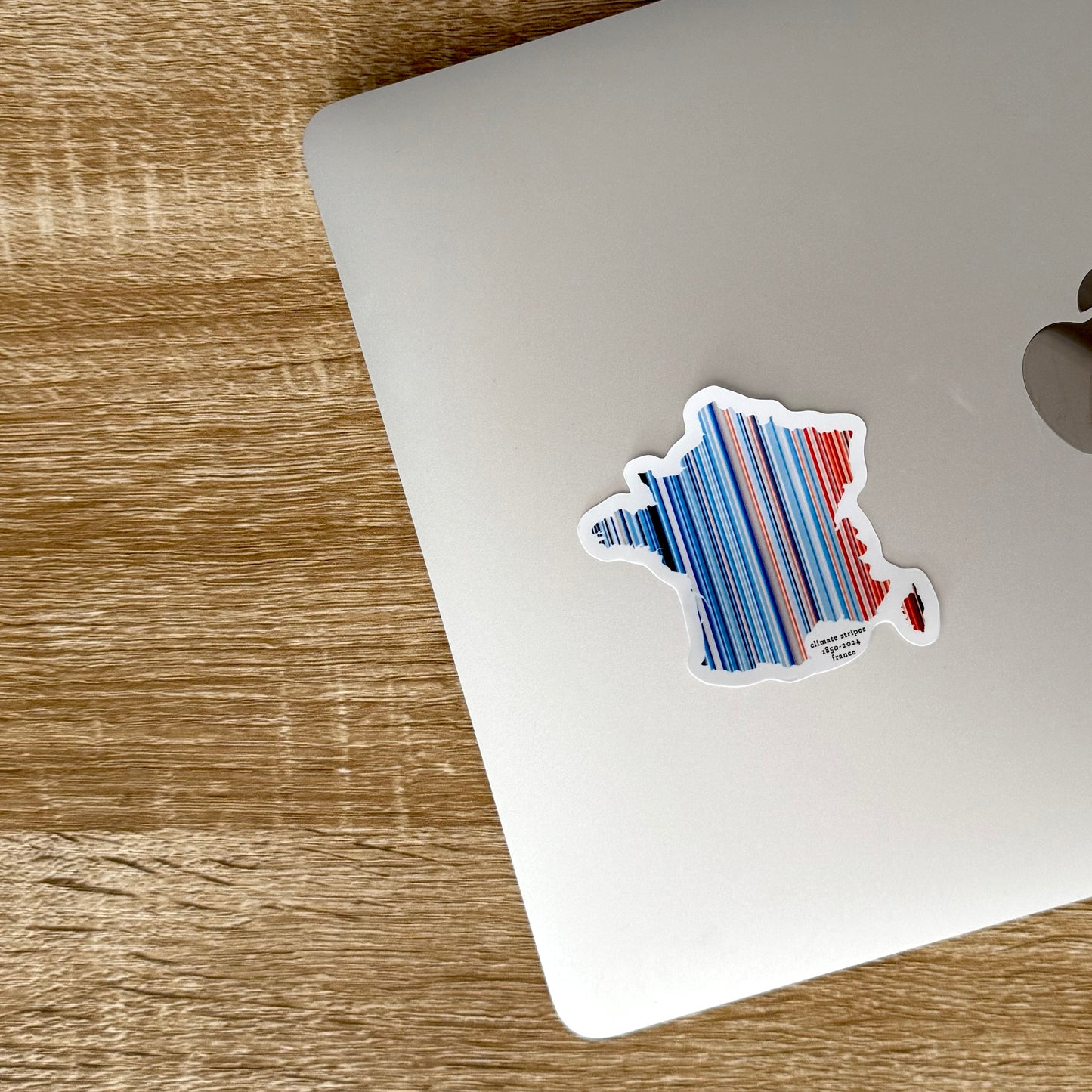 France Climate Stripes Sticker