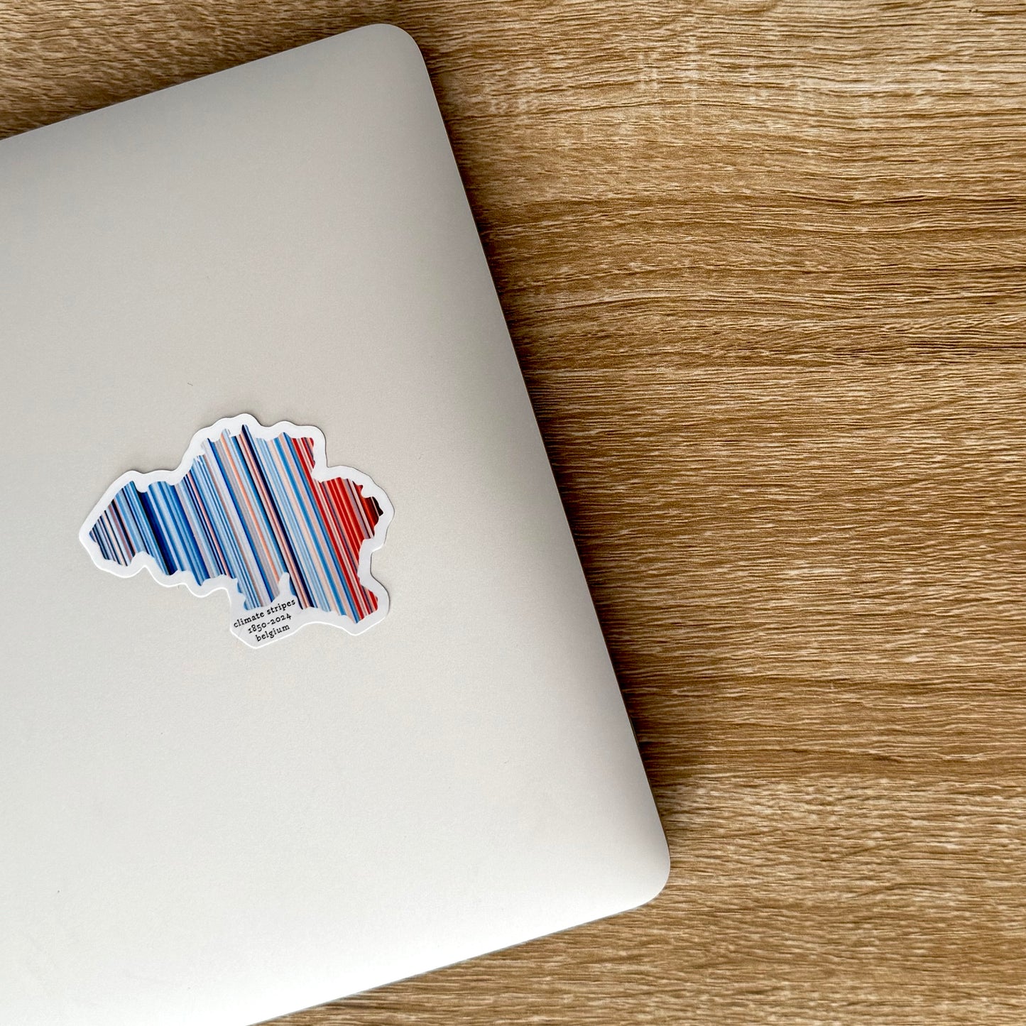 Belgium Climate Stripes Sticker