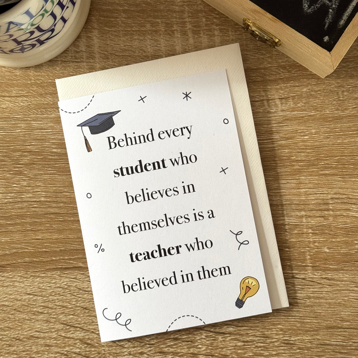 Teacher Appreciation Card