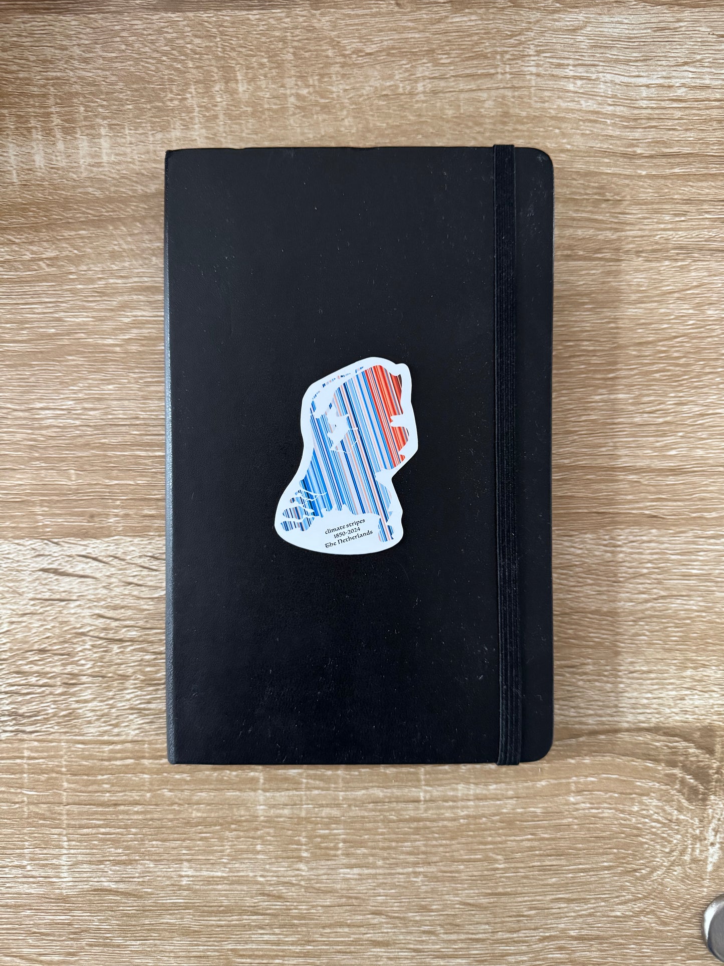The Netherlands Climate Stripes Sticker