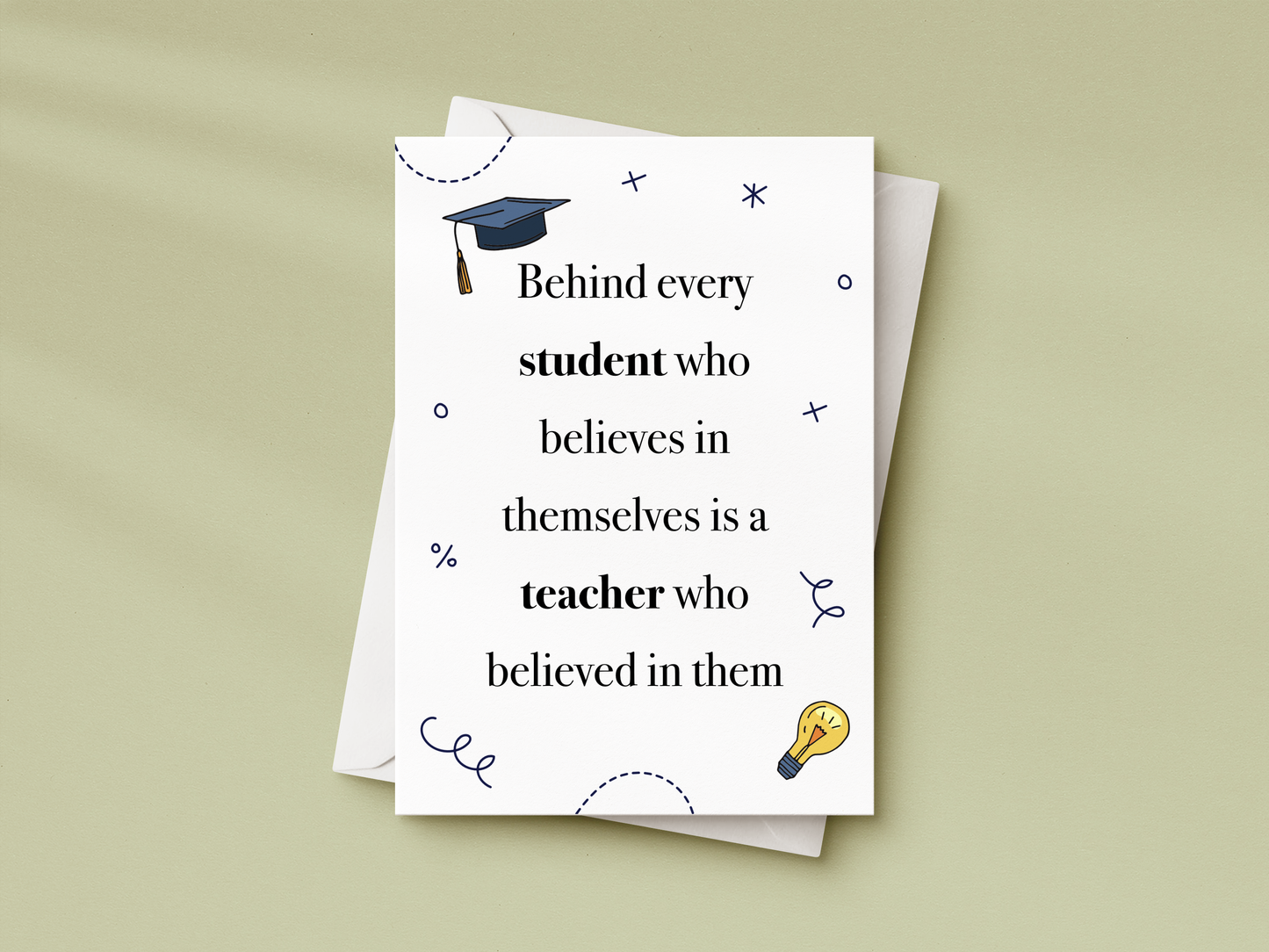 Teacher Appreciation Card